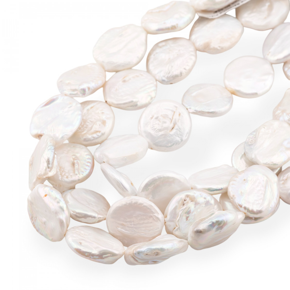 Perle Di Fiume Barocche Piatte (REE) Bianco 65-70gr-PERLE BAROCCHE | Worldofjewel.com