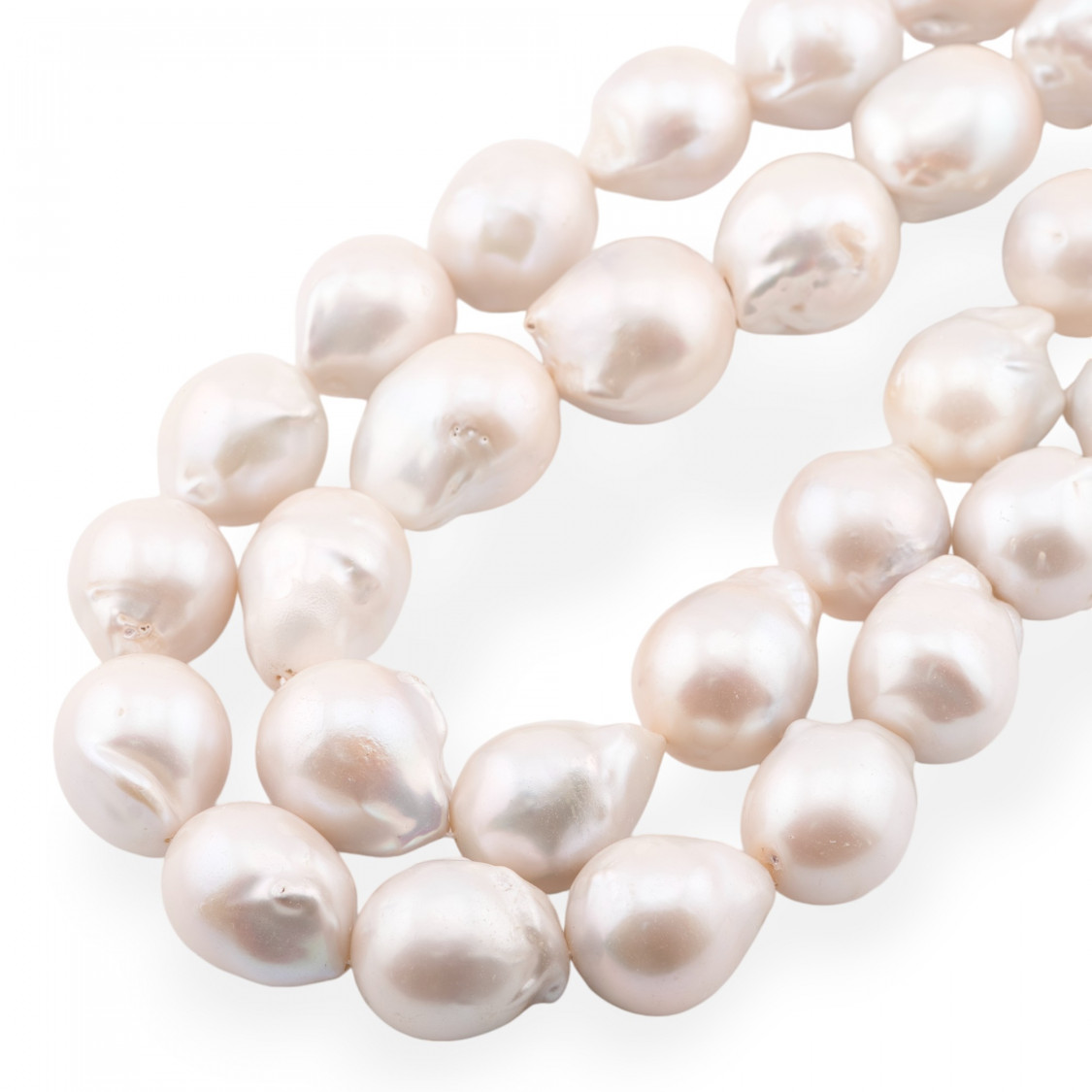 Perle Di Fiume Barocche A Goccia (ALB) 130-140gr Bianco-PERLE BAROCCHE | Worldofjewel.com