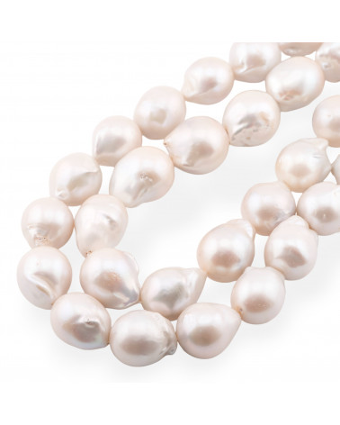 Perle Di Fiume Barocche A Goccia (ALB) 130-140gr Bianco-PERLE BAROCCHE | Worldofjewel.com