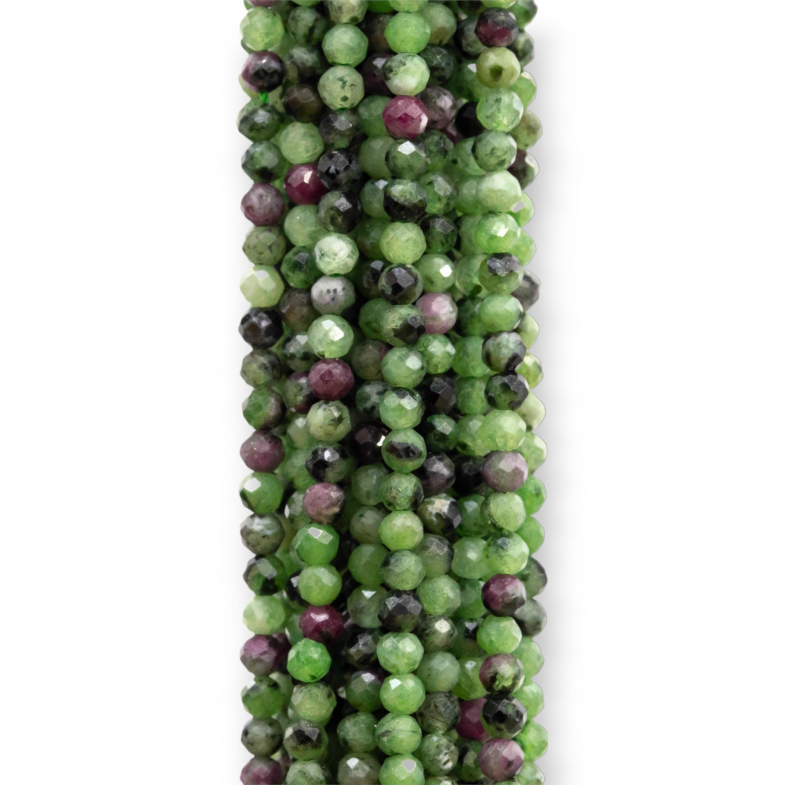Rubizoisite Round Faceted Diamond Cut Bead 2,5mm-ΡΟΥΜΠΙΖΟΪΣΙΤΗΣ | Worldofjewel.com