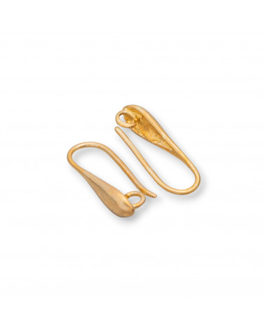 Bronze Drop Earring Backs 19x4mm 25 Pairs Raw Polished-BRASS AND BRONZE BASES | Worldofjewel.com