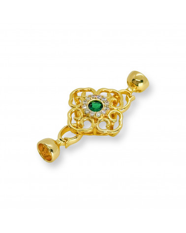 Κούμπωμα Bronze Snap With Zircons 13x38mm 6τμχ Χρυσό-ΚΛΕΙΣΜΑΤΑ ΟΡΕΙΧΑΛΙΚΟ ΚΑΙ ΜΠΡΟΝΖΕ | Worldofjewel.com