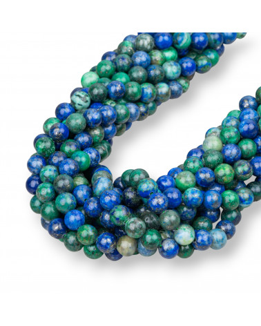 Lapislazzuli Afganistan (Crisocolla) Tondo Liscio 6mm-LAPISLAZZULI AFGANO CRISOCOLLA | Worldofjewel.com