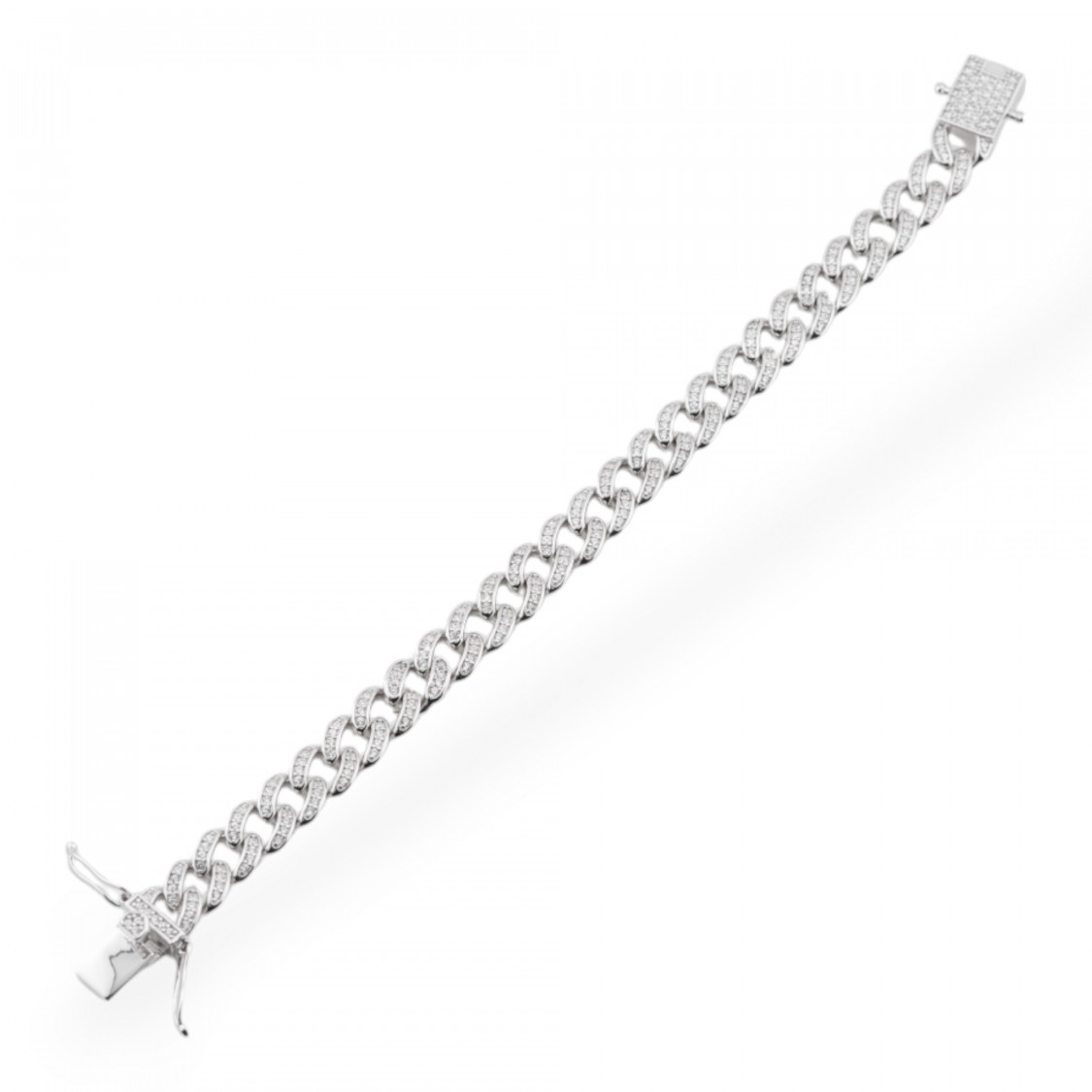 Pulsera Plata 925 Con Circonitas Pave' 1ud-PLATA 925 | Worldofjewel.com