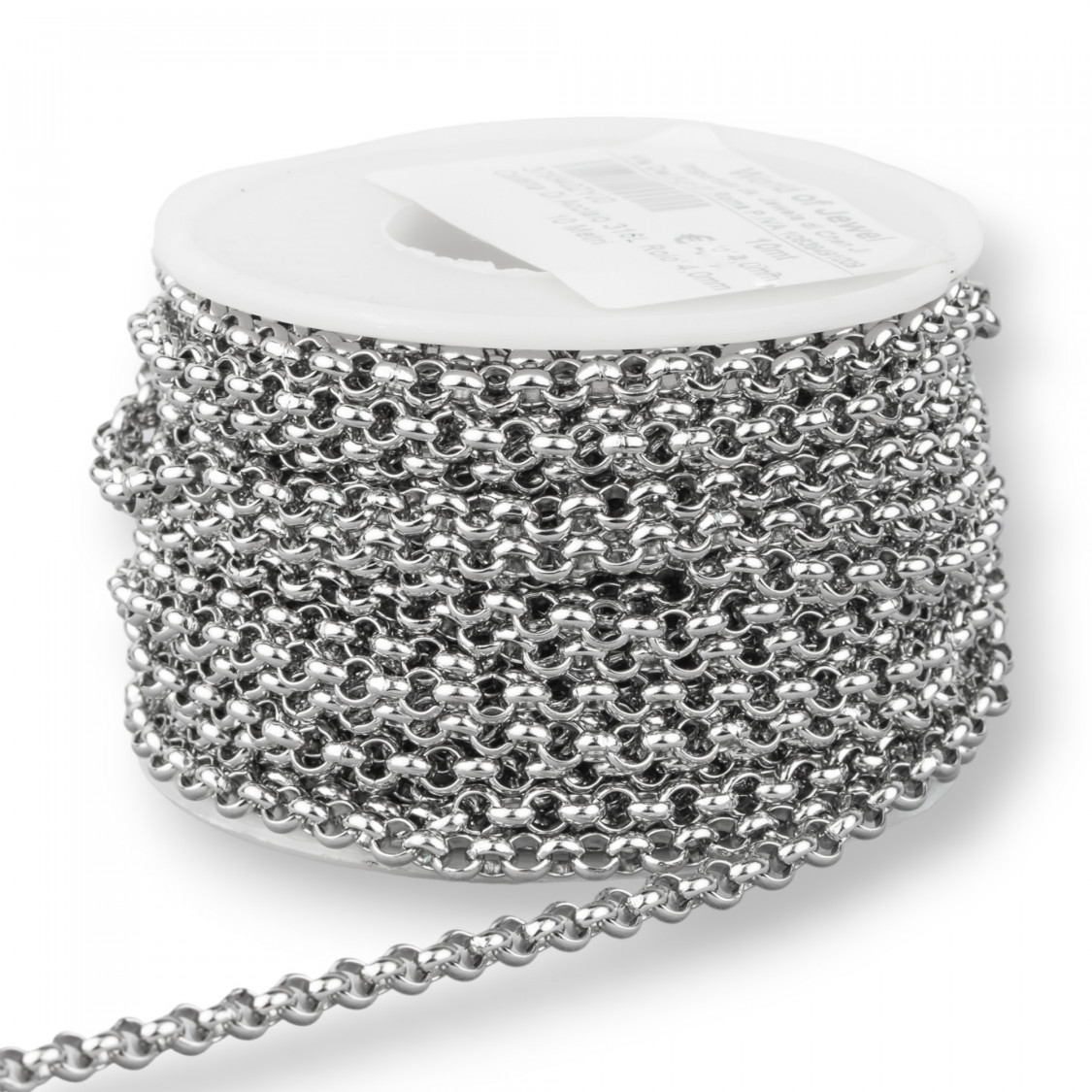 Catena Di Acciaio Rolo' Tondo 3,0mm 15 Metri-CATENE ROLO' | Worldofjewel.com