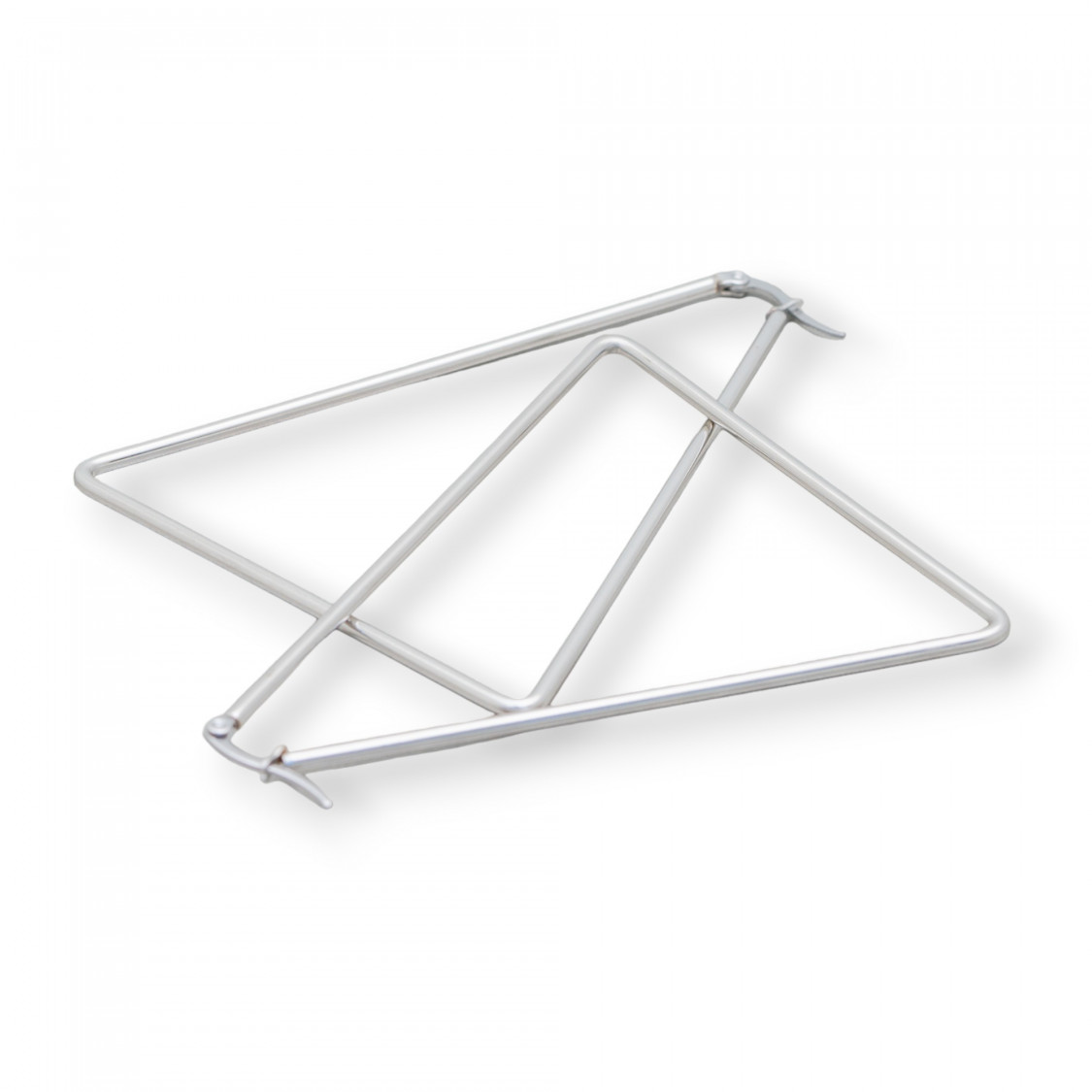 Orecchini Di Acciaio Liscio A Triangolo 75mm 6Paia-ORECCHINI DI ACCIAIO | Worldofjewel.com