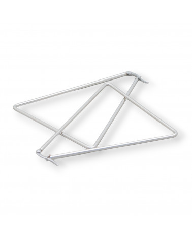 Orecchini Di Acciaio Liscio A Triangolo 75mm 6Paia-ORECCHINI DI ACCIAIO | Worldofjewel.com
