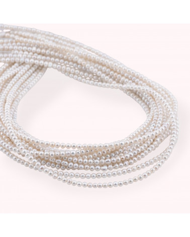 Perle Di Fiume Microperle Chicco Di Riso 3,0-3,5mm A++ Bianco-MICROPERLE | Worldofjewel.com
