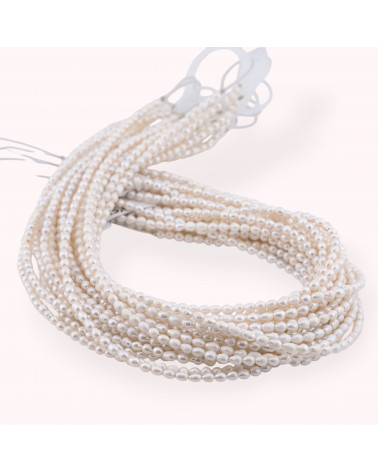 Perle Di Fiume Microperle Chicco Di Riso 3-4mm Bianco-MICROPERLE | Worldofjewel.com