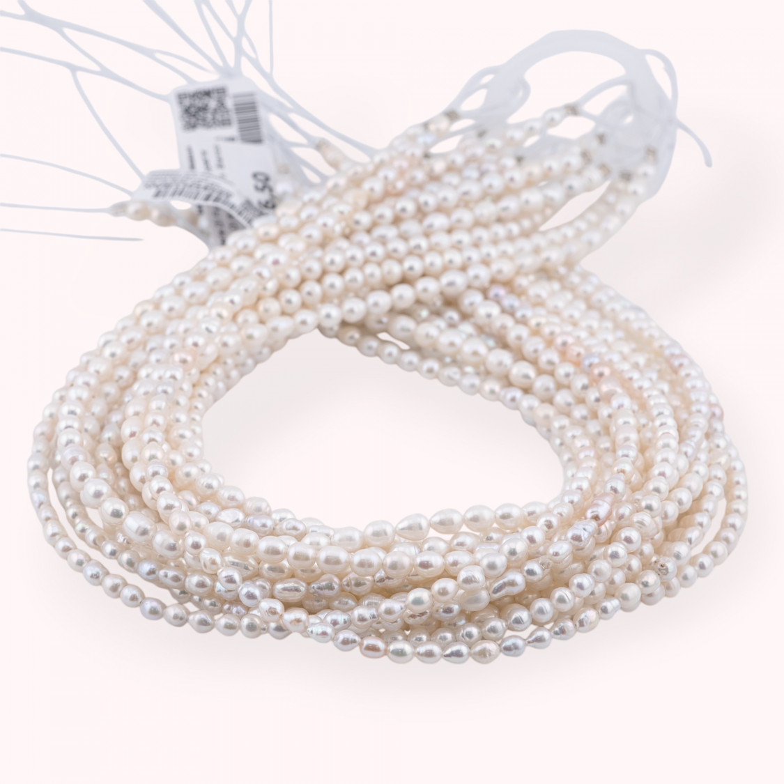 Perle Di Fiume Microperle Chicco Di Riso 4-5mm Bianco-MICROPERLE | Worldofjewel.com