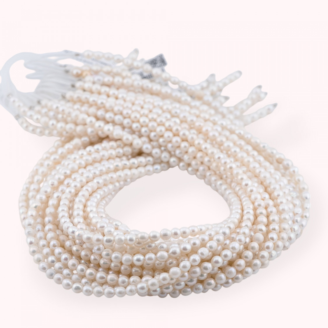 Perle Di Fiume Microperle Tondo 4,5-5mm Bianco-MICROPERLE | Worldofjewel.com