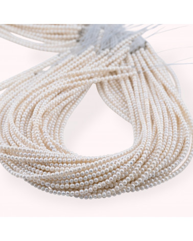 Perle Di Fiume Microperle Tondo 4mm AA+ Bianco-MICROPERLE | Worldofjewel.com