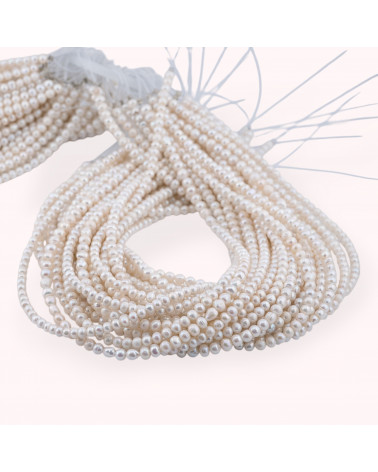 Perle Di Fiume Microperle Tondo 5,0mm A Bianco-MICROPERLE | Worldofjewel.com