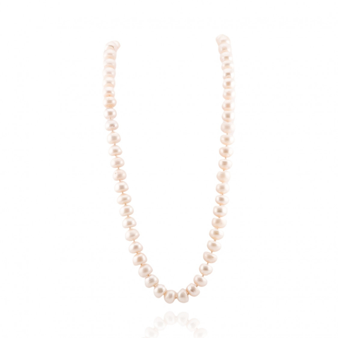 Collana Charlestone Di Perle Di Fiume 14mm 86cm-COLLANE DI ARGENTO 925 | Worldofjewel.com