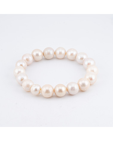 Bracciale Elasticizzato Di Perle Di Fiume Tonde Barocche 10-11mm-BRACCIALI DI PIETRE E PERLE | Worldofjewel.com