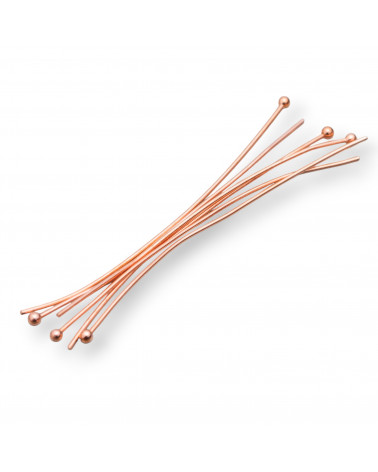 Chiodini Spilli Di Ottone Con Base Tonda 0,7x70mm 1 Kg Bronzo-CHIODINI A PALLINA | Worldofjewel.com