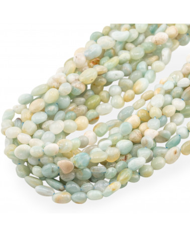 Acquamarina Sasso Burattato 6x8mm-ACQUAMARINA PRIMA SCELTA | Worldofjewel.com