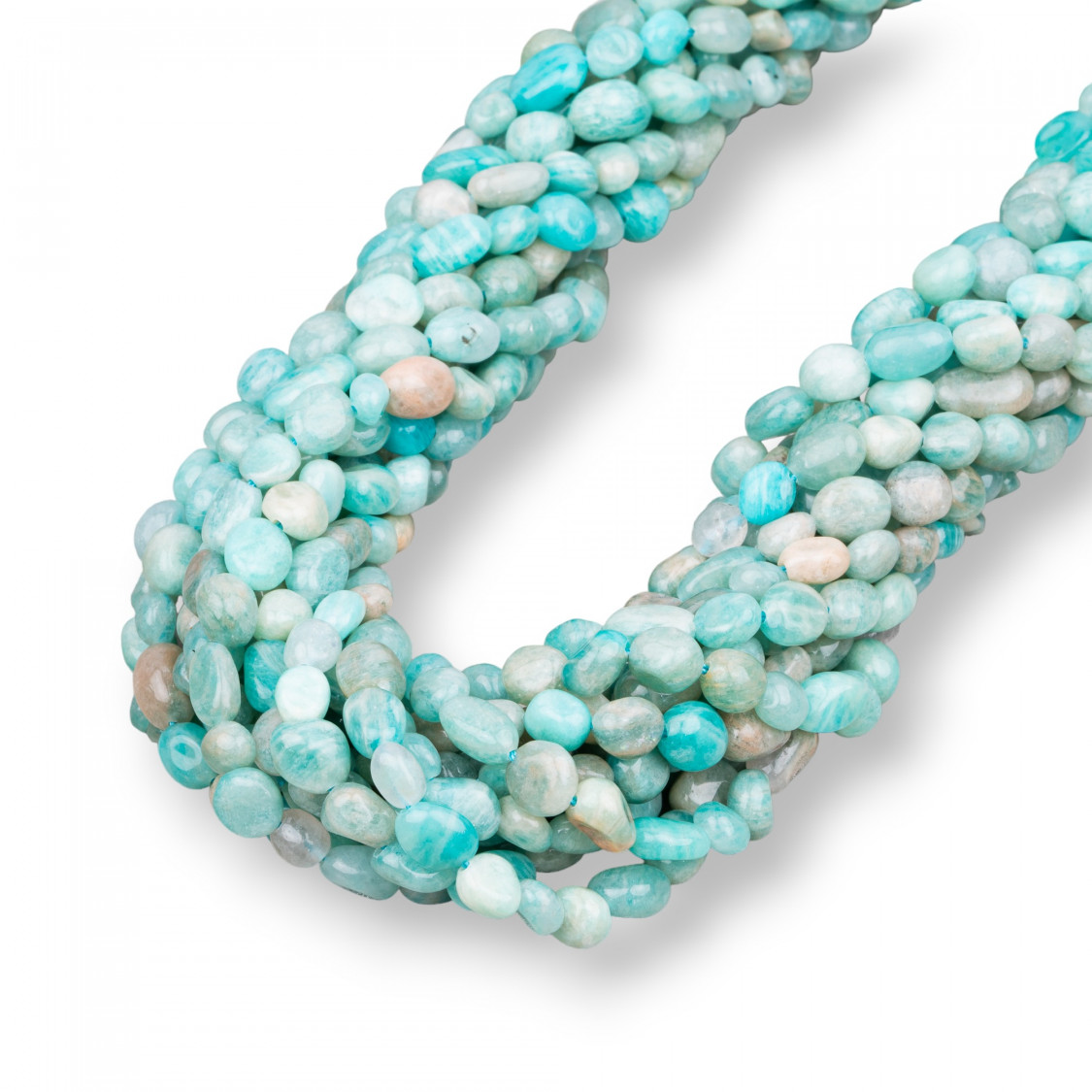 Amazzonite Sasso Burattato 6x8mm-AMAZONITE CLASSIQUE | Worldofjewel.com