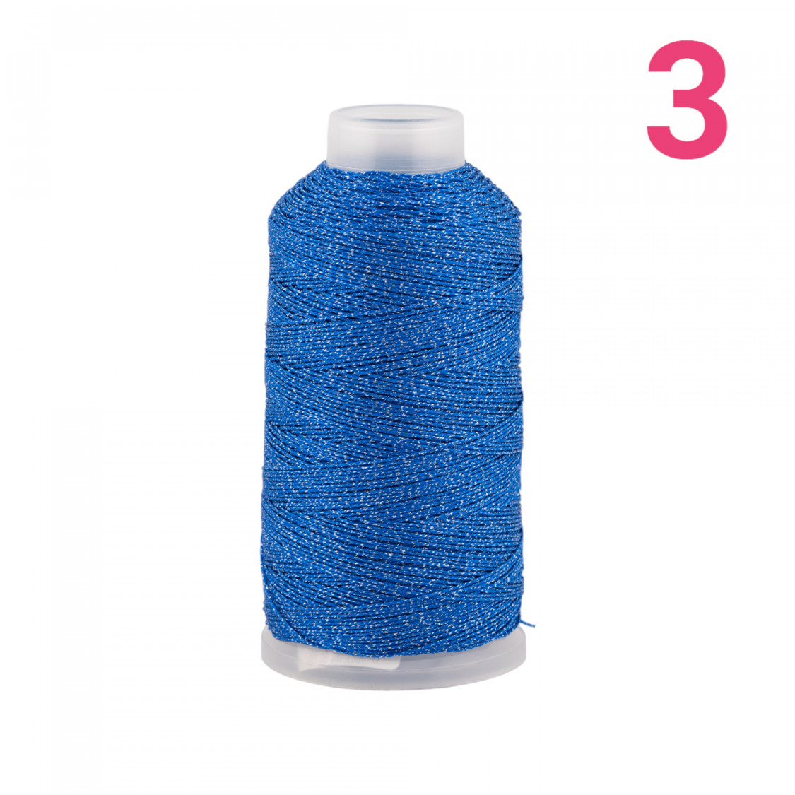 Filo Di Poliestere Intrecciato Diamantato Per Macrame' E Ricamo Misura 3 - 1 Bobina 80mt Blu Intenso-FILO PER UNCINETTO | Worldofjewel.com