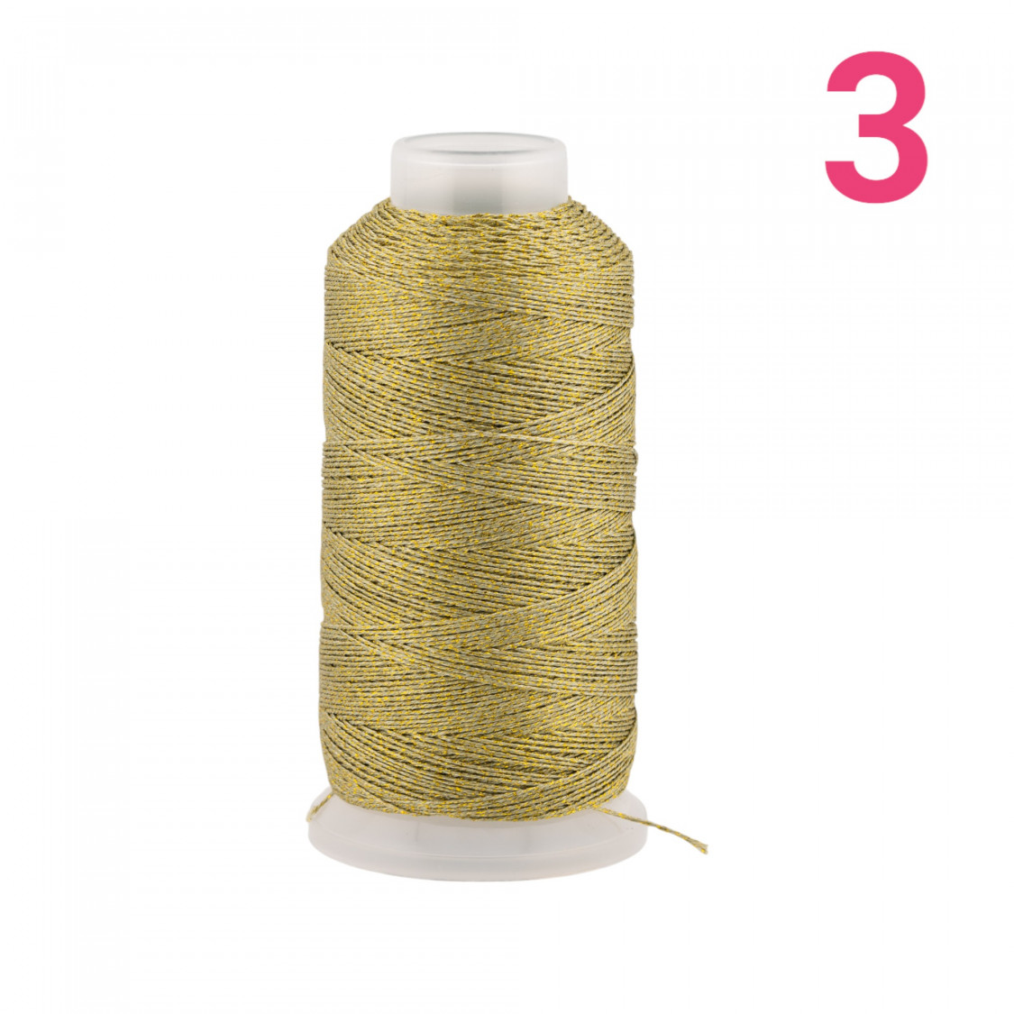 Filo Di Poliestere Intrecciato Diamantato Per Macrame' E Ricamo Misura 3 - 1 Bobina 80mt Verde Oliva Chiaro-FILO PER UNCINETTO | Worldofjewel.com