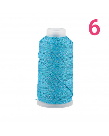 Filo Di Poliestere Intrecciato Diamantato Per Macrame' E Ricamo Misura 6 - 1 Bobina 80mt-FILO PER UNCINETTO | Worldofjewel.com