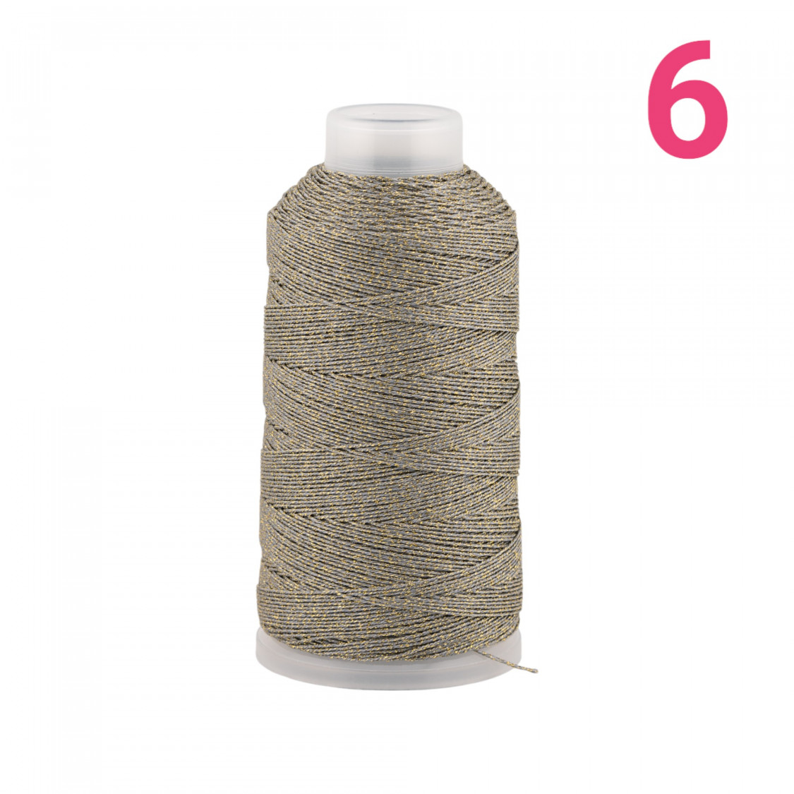Filo Di Poliestere Intrecciato Diamantato Per Macrame' E Ricamo Misura 6 - 1 Bobina 80mt-FILO PER UNCINETTO | Worldofjewel.com