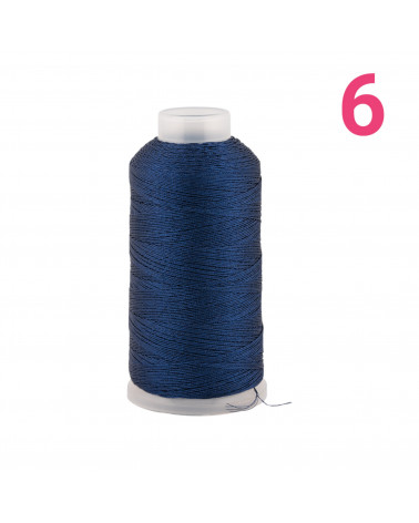 Filo Di Poliestere Intrecciato Diamantato Per Macrame' E Ricamo Misura 6 - 1 Bobina 80mt-FILO PER UNCINETTO | Worldofjewel.com