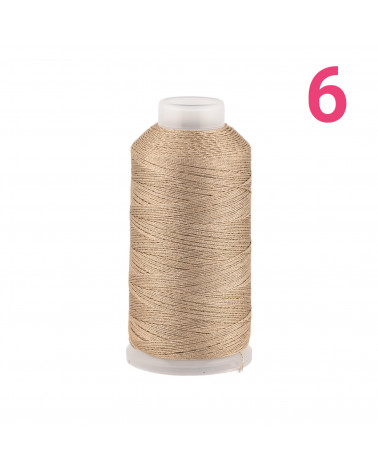 Filo Di Poliestere Intrecciato Diamantato Per Macrame' E Ricamo Misura 6 - 1 Bobina 80mt-FILO PER UNCINETTO | Worldofjewel.com