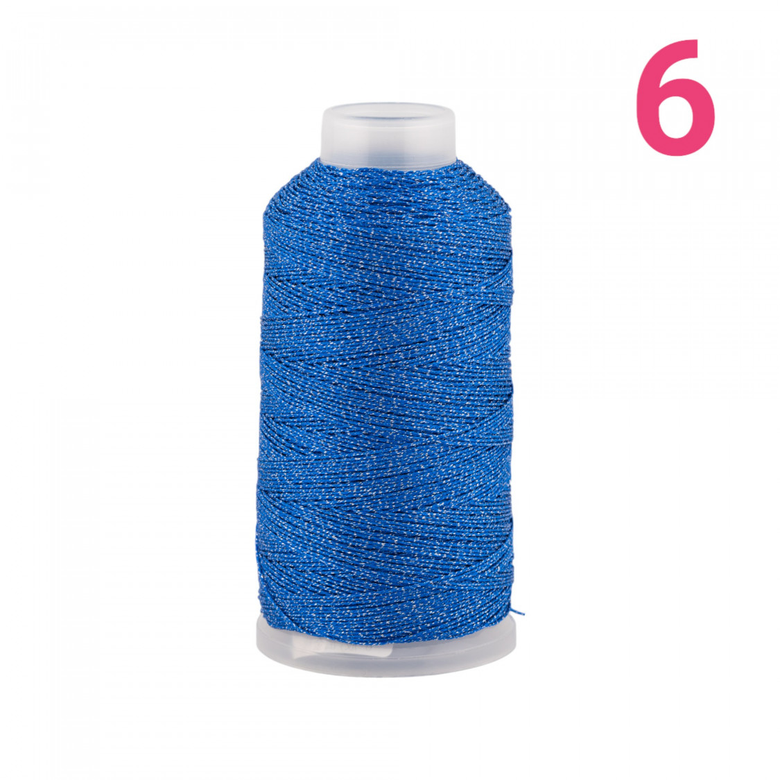 Filo Di Poliestere Intrecciato Diamantato Per Macrame' E Ricamo Misura 6 - 1 Bobina 80mt Blu Intenso-FILO PER UNCINETTO | Worldofjewel.com