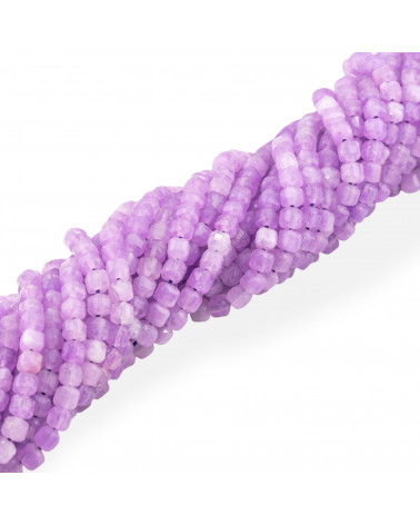 Giada Taglio Rigido Cubo Sfaccettato 6mm Lavanda-GIADA | Worldofjewel.com