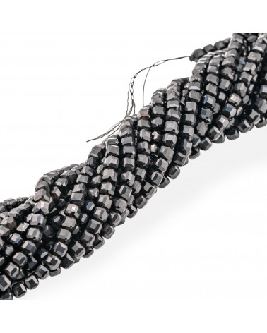 Ossidiana Nera Taglio Rigido Cubo Sfaccettato 6mm-OBSIDIAN | Worldofjewel.com