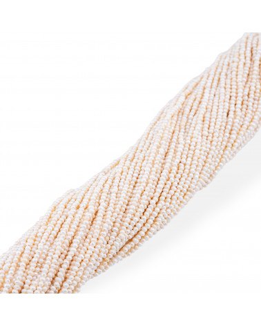 Perle Di Fiume Microperle Economiche 2,5-3mm Bianco Opaco-MICROPERLE | Worldofjewel.com
