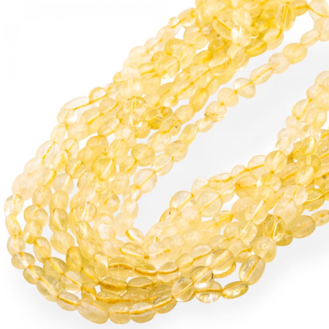 Quarzo Lemon Sasso Burattato 6x8mm-CUARZO LIMÓN | Worldofjewel.com