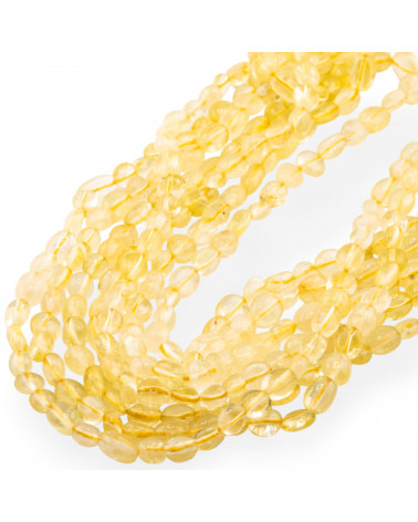 Quarzo Lemon Sasso Burattato 6x8mm-CUARZO LIMÓN | Worldofjewel.com