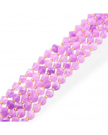 Giada Taglio Rigido Oliva Twist Sfaccettata 6mm Lavanda-GIADA | Worldofjewel.com
