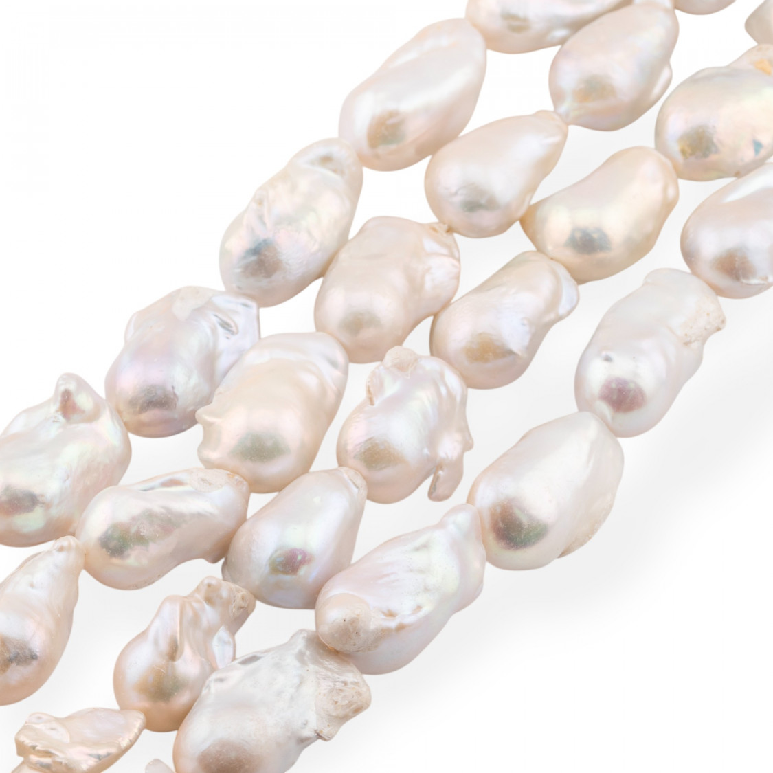 Perle Di Fiume Barocche A Goccia (FHL) 80-85gr Bianco-PERLE BAROCCHE | Worldofjewel.com