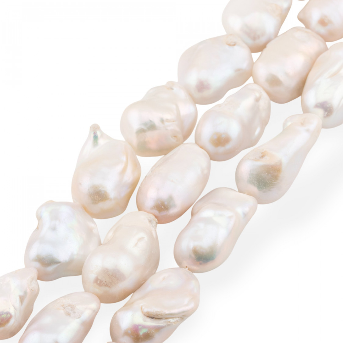 Perle Di Fiume Barocche A Goccia (FHL) 130-140gr Bianco-PERLE BAROCCHE | Worldofjewel.com