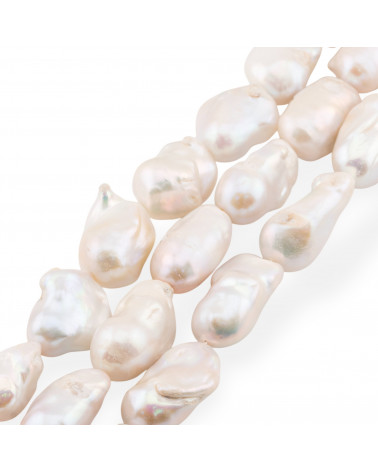 Perle Di Fiume Barocche A Goccia (FHL) 130-140gr Bianco-PERLE BAROCCHE | Worldofjewel.com