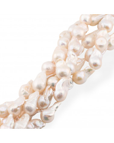 Perle Di Fiume Barocche A Goccia (FWL) 70-75gr Bianco-PERLE BAROCCHE | Worldofjewel.com