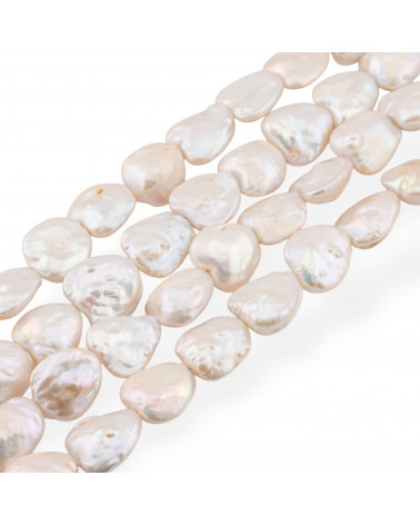 Perle Di Fiume Barocche Piatte Cuore (REE) 65-70gr Bianco-PERLE BAROCCHE | Worldofjewel.com