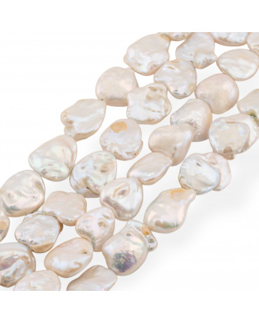 Perle Di Fiume Barocche Piatte Cuore (RYB) 80-85gr Bianco-PERLE BAROCCHE | Worldofjewel.com