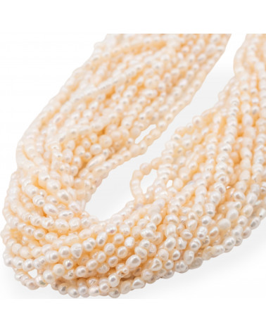 Perle Di Fiume Microperle Chicco Di Riso Linea Economica 3-3,5mm Bianco-MICROPERLE | Worldofjewel.com
