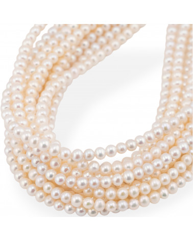 Perle di Fiume Microperle Tondo AAA+ 4-5mm-LINEA ALTA | Worldofjewel.com