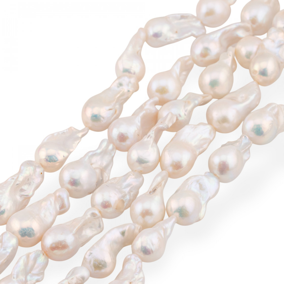 Perle Di Fiume Barocche A Goccia (FWL) 65-70gr Bianco-PERLE BAROCCHE | Worldofjewel.com