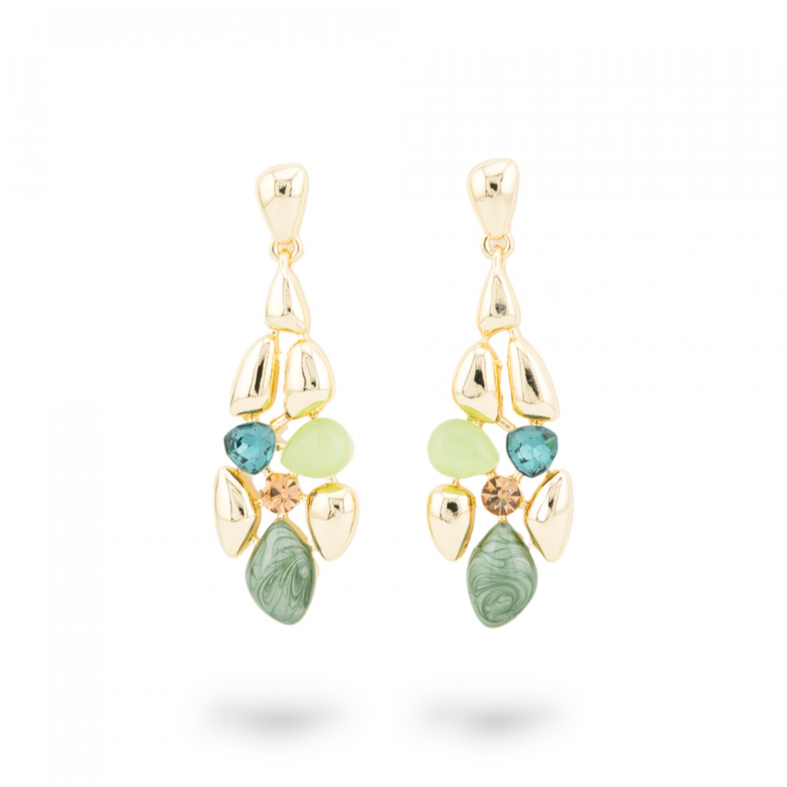 Orecchini Bijoux Smaltato Collezione Isabella 1 Coppia-BRONZE CRISTAL | Worldofjewel.com