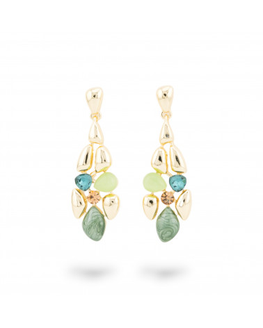 Orecchini Bijoux Smaltato Collezione Isabella 1 Coppia-BRONZE CRISTAL | Worldofjewel.com