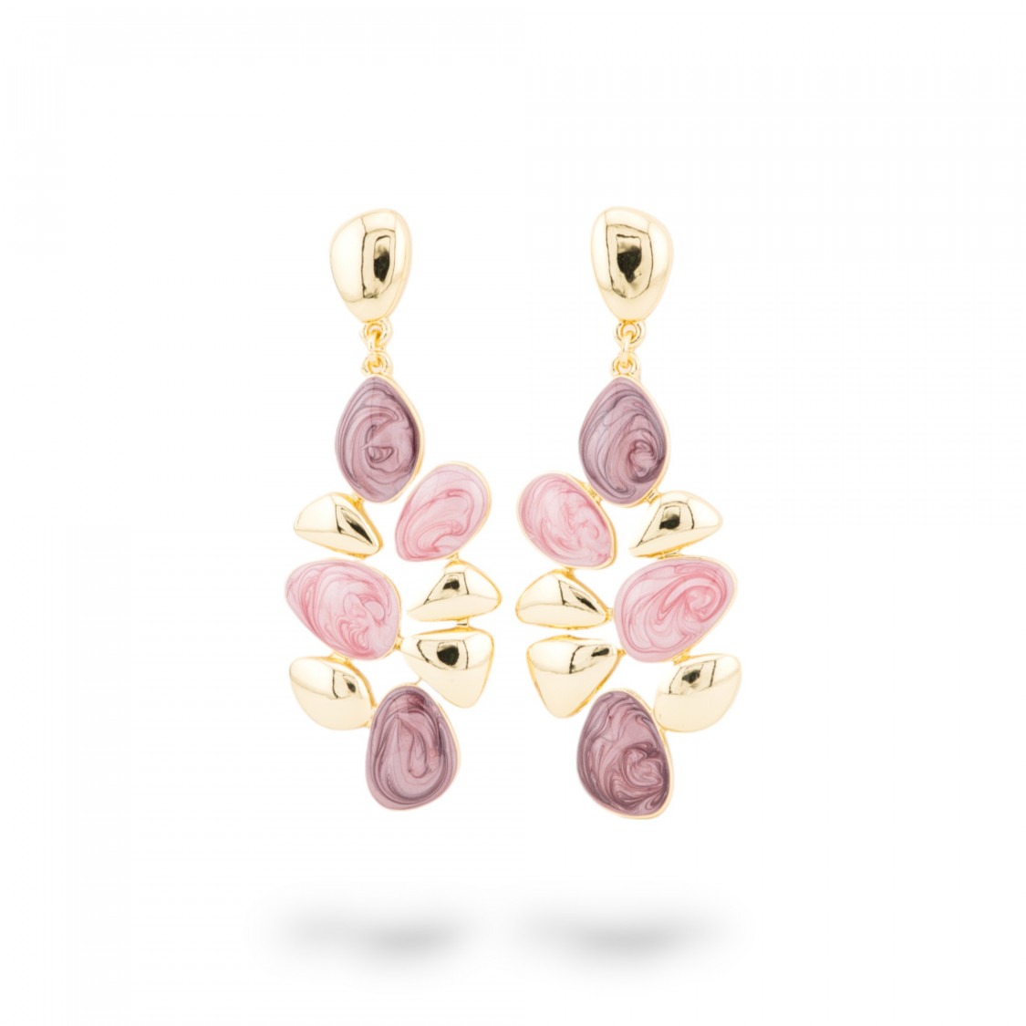 Orecchini Bijoux Smaltato Collezione Isabella 1 Coppia-CRYSTAL BRONZE | Worldofjewel.com
