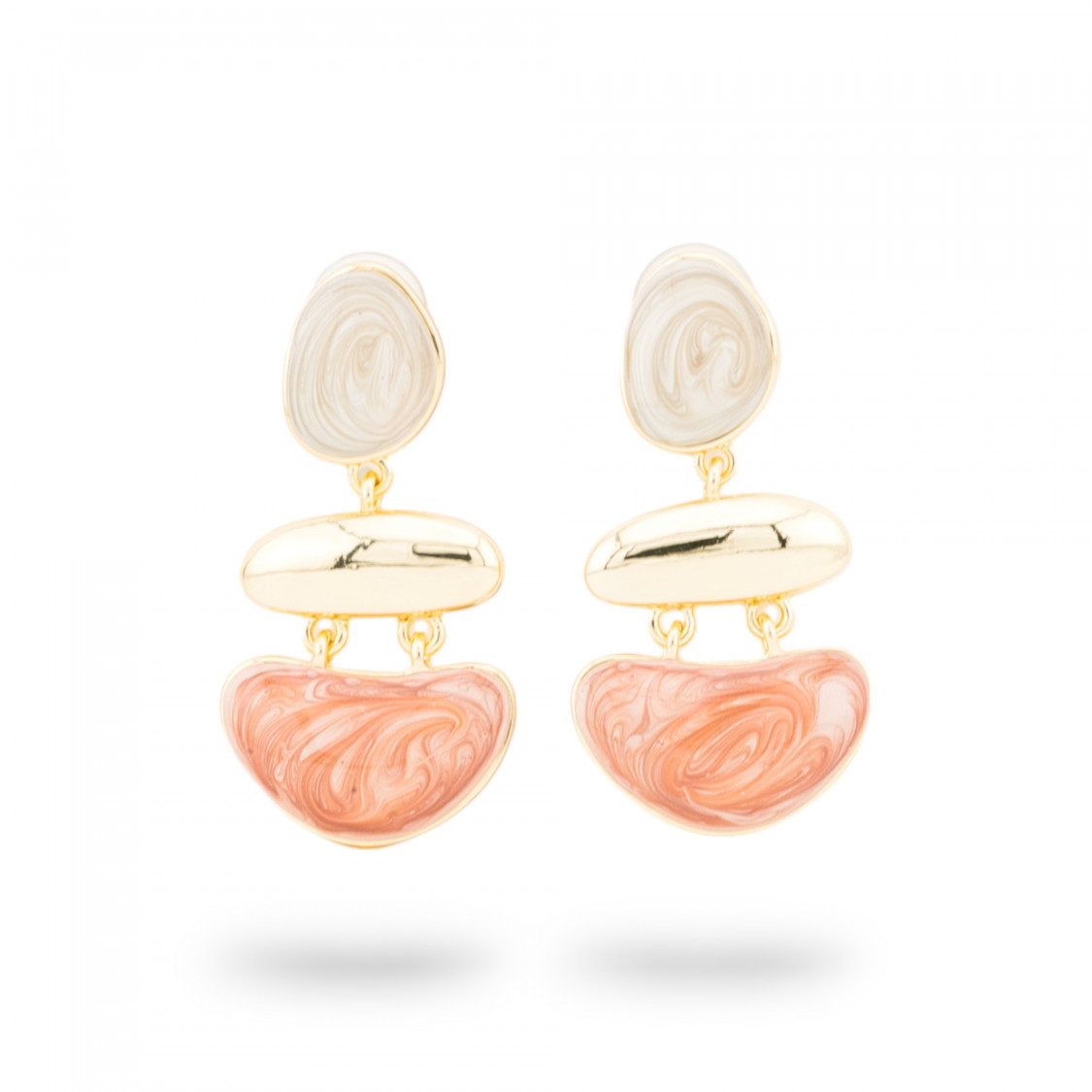 Orecchini Bijoux Smaltato Collezione Isabella 1 Coppia-CRYSTAL BRONZE | Worldofjewel.com