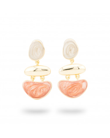 Orecchini Bijoux Smaltato Collezione Isabella 1 Coppia-CRYSTAL BRONZE | Worldofjewel.com