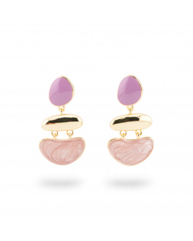 Orecchini Bijoux Smaltato Collezione Isabella 1 Coppia-CRYSTAL BRONZE | Worldofjewel.com